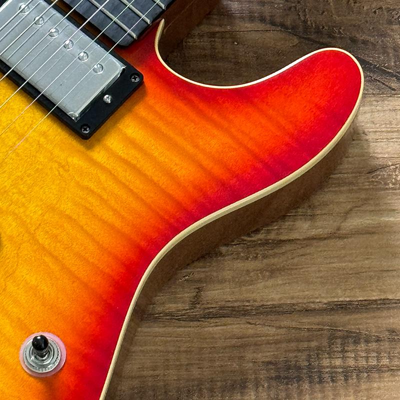 中古］K.Nyui Custom Guitars / KNTE Semi-Hollow Cherry Sunburst