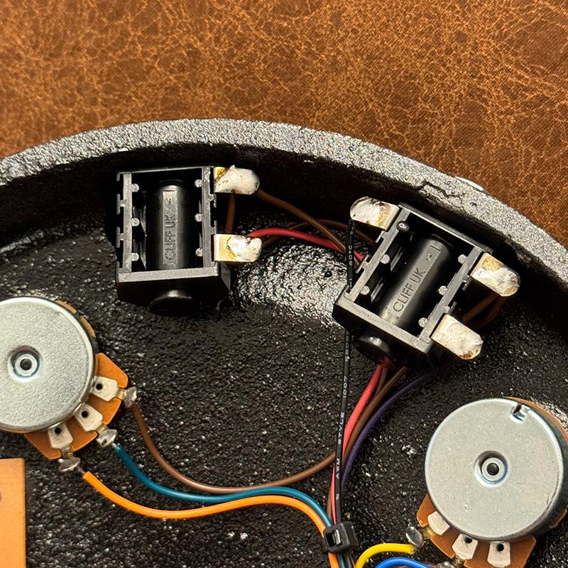 ORGA FACE Silicon BC183L Aged BLACK 特注美品 新品］Organic Sounds / Orga Face BC183L Aged Black : Vintage-Style