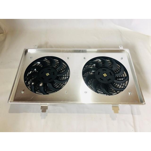 フェアレディZ Z33 アルミファンシュラウド+電動ファン キット