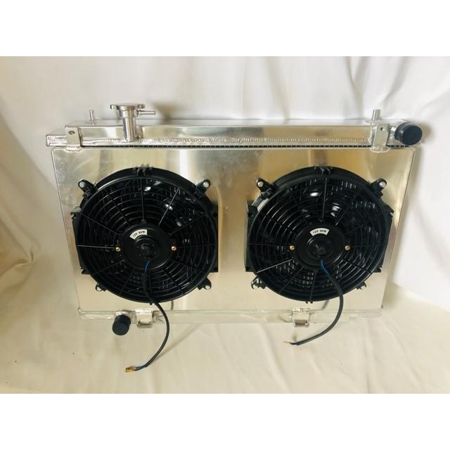 フェアレディZ Z33 アルミファンシュラウド+電動ファン キット