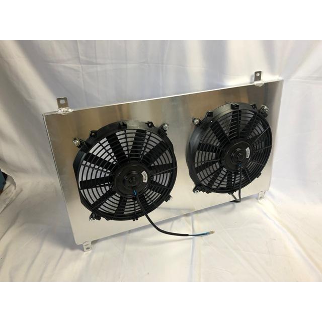スープラ JZA80 後期用 アルミファンシュラウド+電動ファン キット