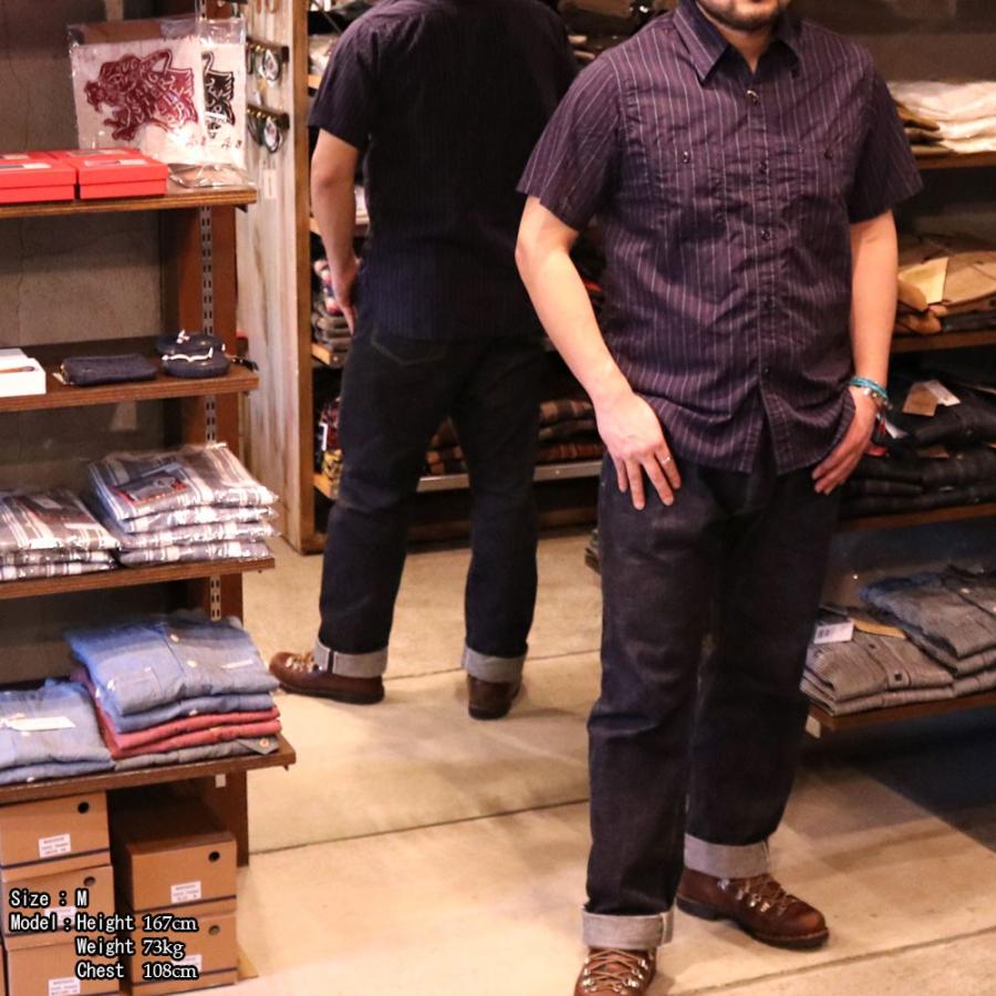 返品不可 Sugar Cane Sc 半袖シャツ ドビーストライプ Dobby Stripe Work Shirt S S シュガーケーン 東洋 Sc 18s Vintage Paradise 通販 Yahoo ショッピング