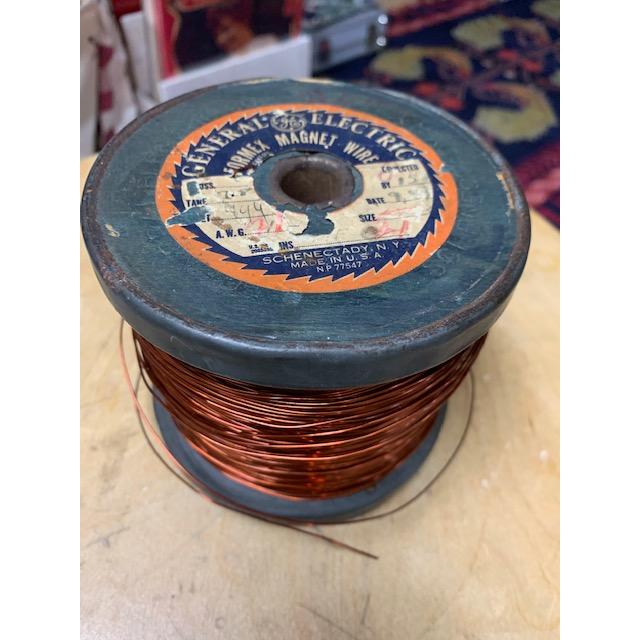 VintageJoin US・GE社 vintageエナメル線 RCAケーブル 1mペア