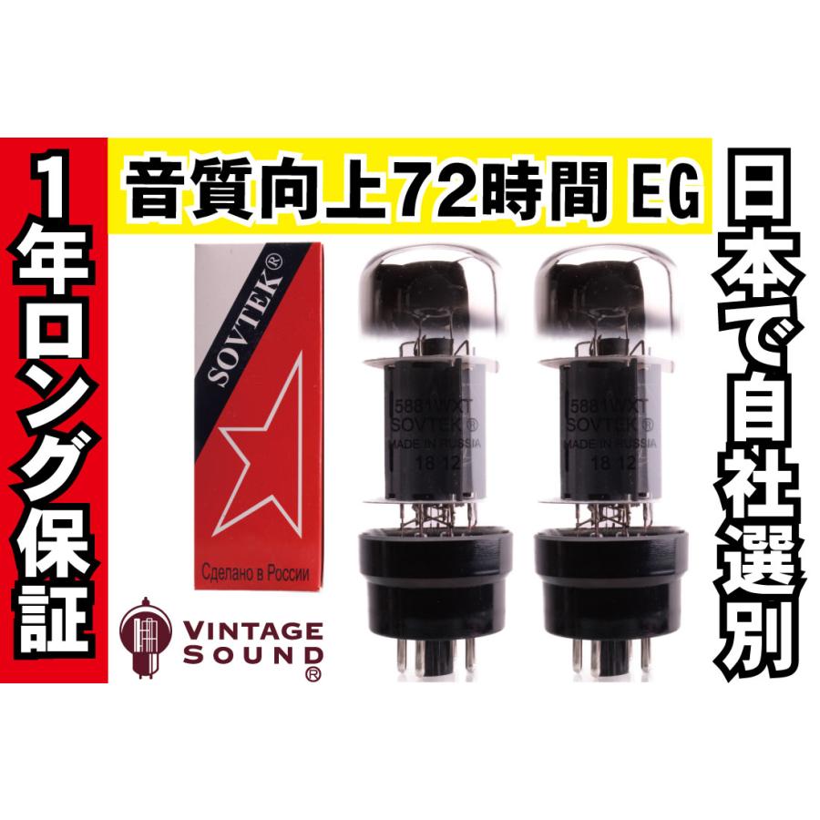5881WXT Sovtek ソブテック 2本マッチ 真空管PX29 【1年ロング保証