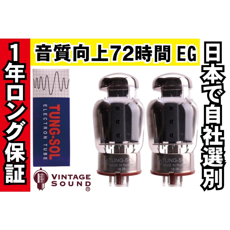 6550 TUNG-SOL タングソル 2本マッチ 中パワー 真空管PX22【１年ロング保証】【音質向上72時間EG】 【送料無料】