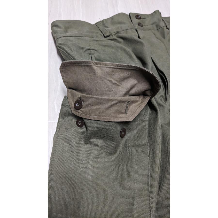 50s フランス軍 M-47 前期 カーゴパンツ　実物 USED 50S フランス軍 M-47 カーゴパンツ 前期モデル (SIZE:35
