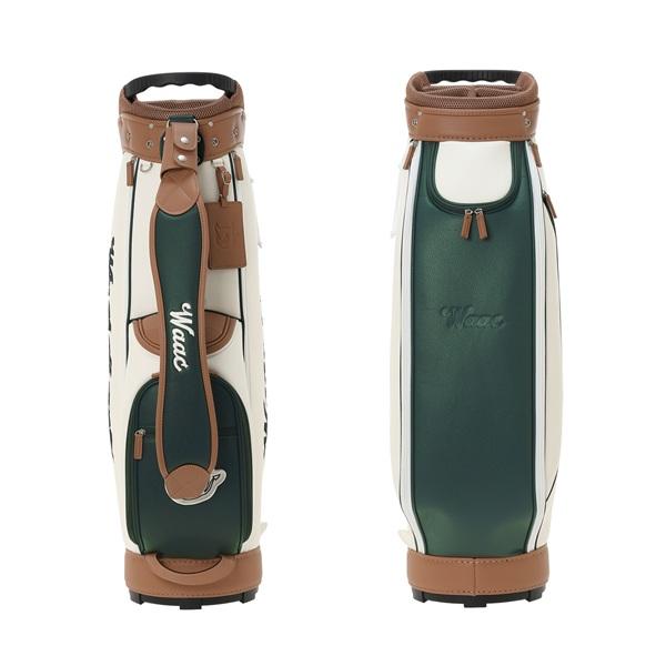 WAAC ワック ゴルフ キャディバッグ UNISEX Grainy Synthetic Leather