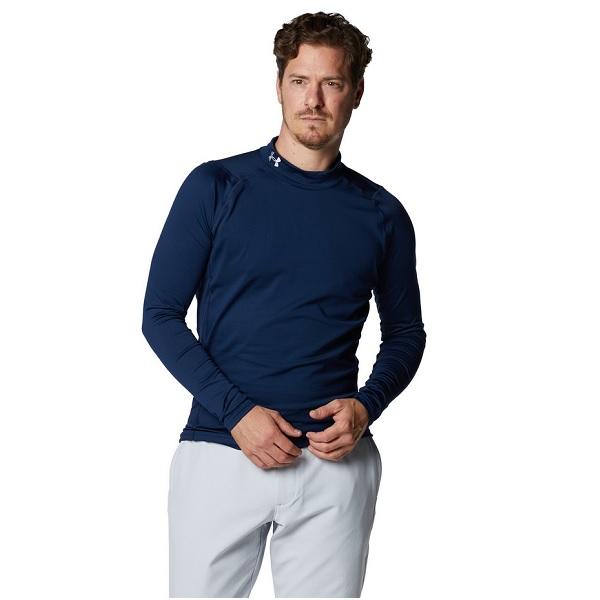 アンダーアーマー ゴルフ アンダーウェア  UAコールドギア フィッティド ロングスリーブ モックシャツ UNDER ARMOUR   1375334 | UNDER ARMOUR | 09