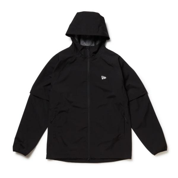 NEW ERA（ニューエラ） ゴルフ レインウェア ジャケット 2WAY ブラック
