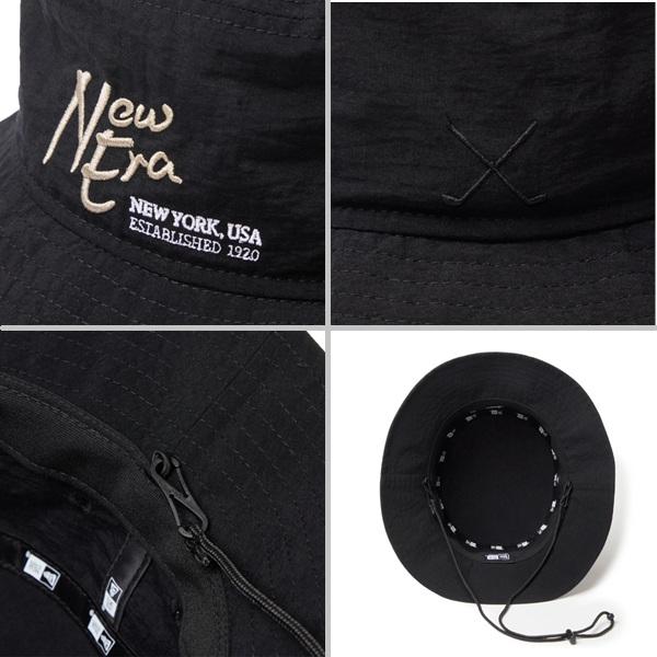 ニューエラ ゴルフ ハット アドベンチャー ライト ナイロンタッサー NEW ERA NEW YORK,USA EST. 1920 ブラック NEW ERA Golf (14747196) | NEW ERA | 04