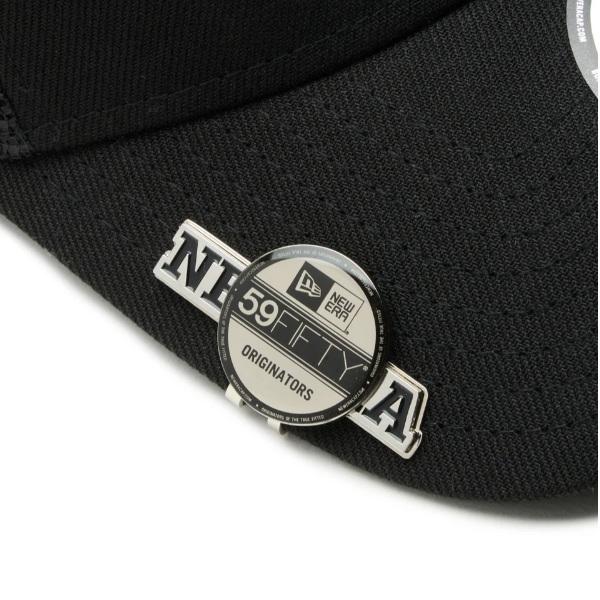 ニューエラ ゴルフ ベーシックマーカー ワードマークロゴ/バイザーステッカー シルバー/ブラック NEWERA (14864763) | NEW ERA | 03