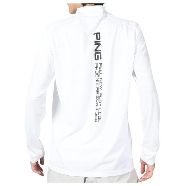ピン ゴルフ PING ロゴプリント ハイネック 長袖シャツ 日本正規品 日本モデル PING 621-4166103 | PING | 04