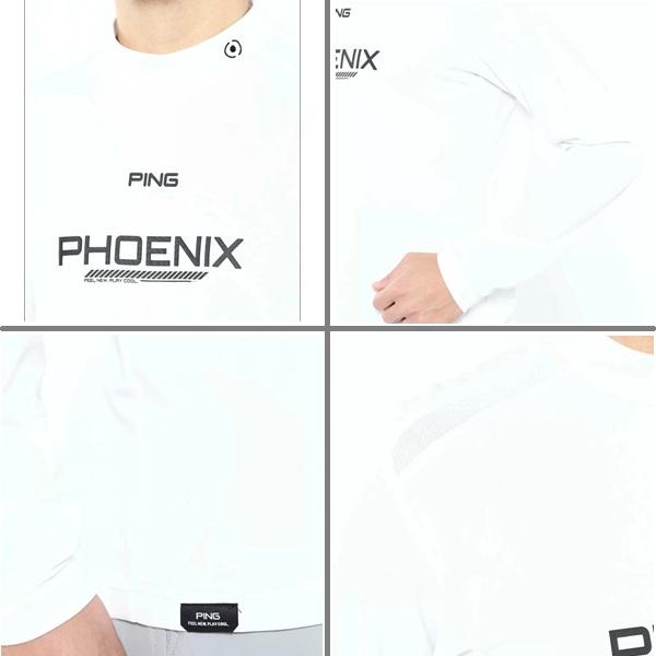 ピン ゴルフ PING ロゴプリント ハイネック 長袖シャツ 日本正規品 日本モデル PING 621-4166103 | PING | 06