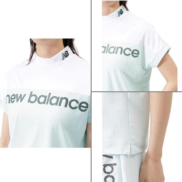 ニューバランス ゴルフ レディース シャツ フレンチスリーブ モックネック プルオーバー New Balance Golf 012-6166511 2026年春夏モデル | New Balance Golf | 12