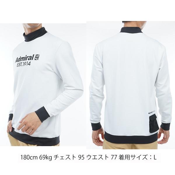 アドミラル ゴルフ メンズ 発熱ストレッチ ハイネックシャツ ADMIRAL ADMA387 |  | 05