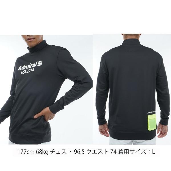 アドミラル ゴルフ メンズ 発熱ストレッチ ハイネックシャツ ADMIRAL ADMA387 |  | 06