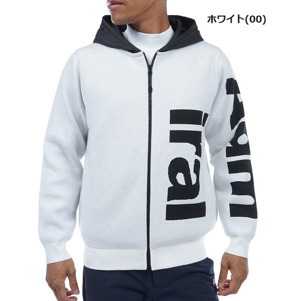 アドミラル ゴルフ メンズ ビッグロゴ ジップアップ 裏地付きフーデッドセーター ADMIRAL ADMA392 アドミラル ゴルフ メンズ ビッグロゴ ジップアップ 裏地付き