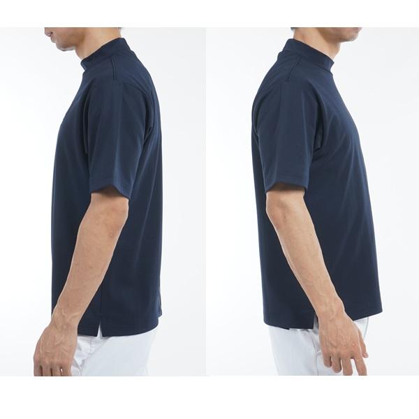 アドミラル ゴルフ メンズ ビッグ鹿の子 アクティブモックネックシャツ ADMIRAL GOLF ADMA536 2025年春夏モデル | Admiral Golf | 09