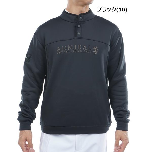 アドミラル ゴルフ メンズ カルイシ ハーフドットボタン スウェット ADMIRAL GOLF ADMA571 2025年秋冬モデル | Admiral Golf | 02