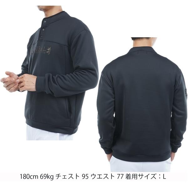 アドミラル ゴルフ メンズ カルイシ ハーフドットボタン スウェット ADMIRAL GOLF ADMA571 2025年秋冬モデル | Admiral Golf | 06