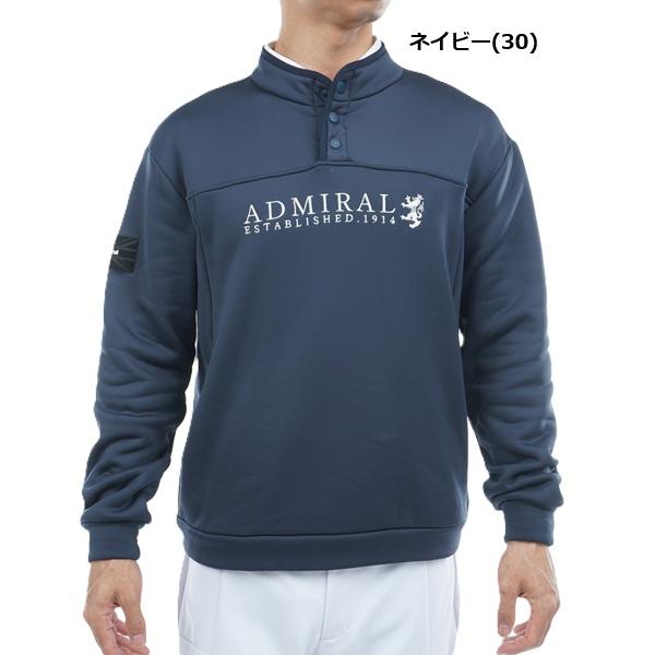 アドミラル ゴルフ メンズ カルイシ ハーフドットボタン スウェット ADMIRAL GOLF ADMA571 2025年秋冬モデル | Admiral Golf | 03