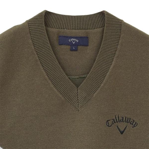 Callaway キャロウェイ メンズ ゴルフウェア ベスト アーガイル 綿