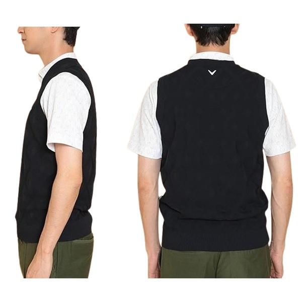 キャロウェイ ゴルフメンズ ベスト ダイヤジャガード ソフトタッチベスト Callaway Golf  C24219100 | Callaway | 09