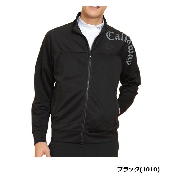 Callawayダブルジップニット ハイブリッドジャケット グレー LLサイズ