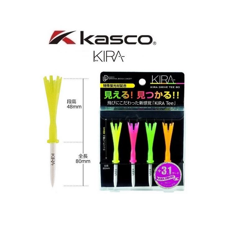 キャスコ KIRA ドライブティー80 (4本入り) | kasco