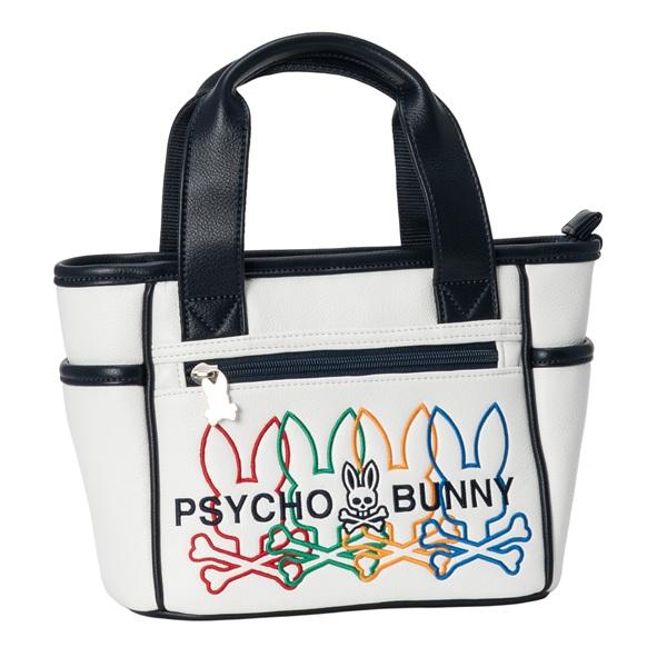 サイコバニー ラウンドバッグ（23×12×20cm）ネイビー pbmg6ab7 Psycho Bunny（サイコバニー） ゴルフ ラウンドバッグ LOGOART Psycho