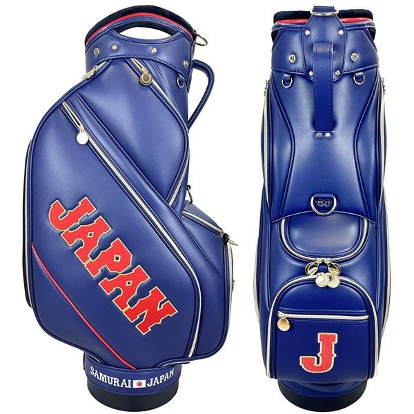 キャディーバック●入手困難●ZAP GOLF FACTORY■9.5型■ LEZAX（レザックス） 侍ジャパン ゴルフ 9.5型キャディバッグ SJCB