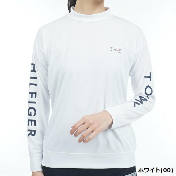 トミーヒルフィガー ゴルフ レディース リラックスロングスリーブ モックネックシャツ TOMMY HILFIGER THLA305 | TOMMY HILFIGER GOLF | 01