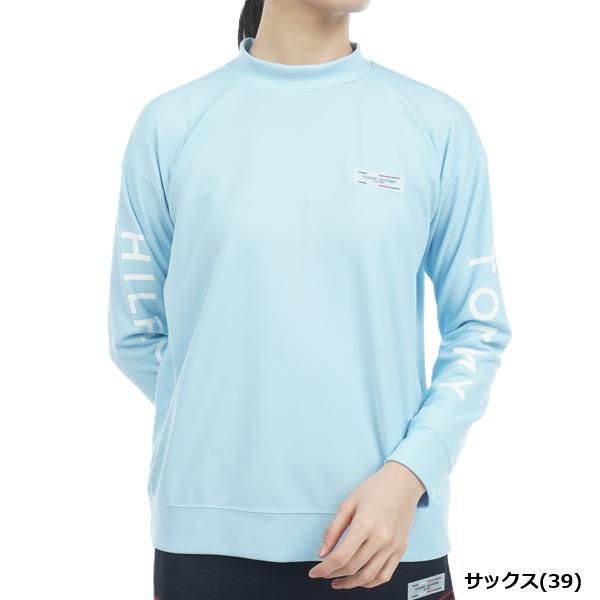 トミーヒルフィガー ゴルフ レディース リラックスロングスリーブ モックネックシャツ TOMMY HILFIGER THLA305 | TOMMY HILFIGER GOLF | 04