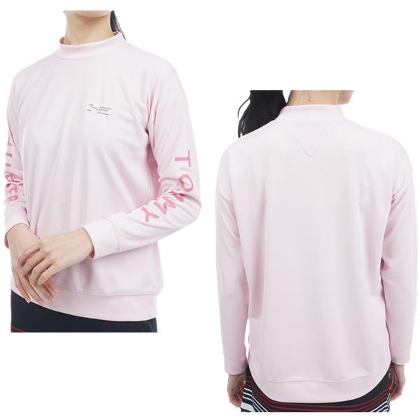 トミーヒルフィガー ゴルフ レディース リラックスロングスリーブ モックネックシャツ TOMMY HILFIGER THLA305 | TOMMY HILFIGER GOLF | 09