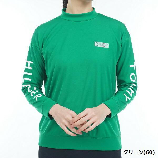 トミーヒルフィガー ゴルフ レディース リラックスロングスリーブ モックネックシャツ TOMMY HILFIGER THLA305 | TOMMY HILFIGER GOLF | 03