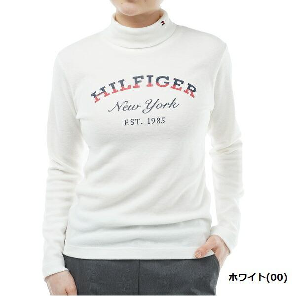 トミーヒルフィガー ゴルフ レディース アーチロゴ LSタートルシャツ TOMMY HILFIGER GOLF THLA380 | TOMMY HILFIGER GOLF | 01