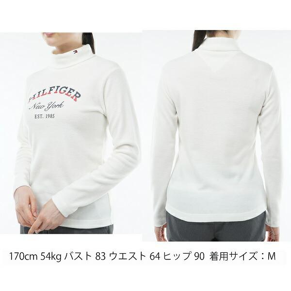 トミーヒルフィガー ゴルフ レディース アーチロゴ LSタートルシャツ TOMMY HILFIGER GOLF THLA380 | TOMMY HILFIGER GOLF | 06