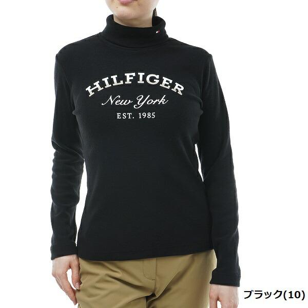 トミーヒルフィガー ゴルフ レディース アーチロゴ LSタートルシャツ TOMMY HILFIGER GOLF THLA380 | TOMMY HILFIGER GOLF | 02