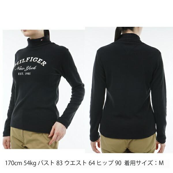トミーヒルフィガー ゴルフ レディース アーチロゴ LSタートルシャツ TOMMY HILFIGER GOLF THLA380 | TOMMY HILFIGER GOLF | 07