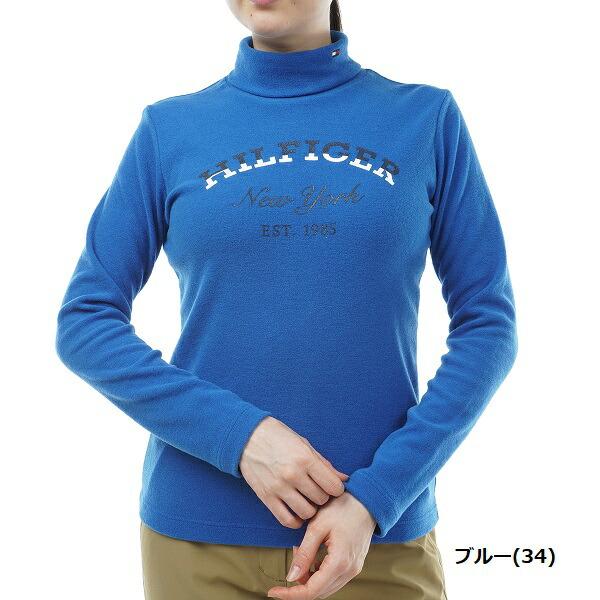 トミーヒルフィガー ゴルフ レディース アーチロゴ LSタートルシャツ TOMMY HILFIGER GOLF THLA380 | TOMMY HILFIGER GOLF | 04