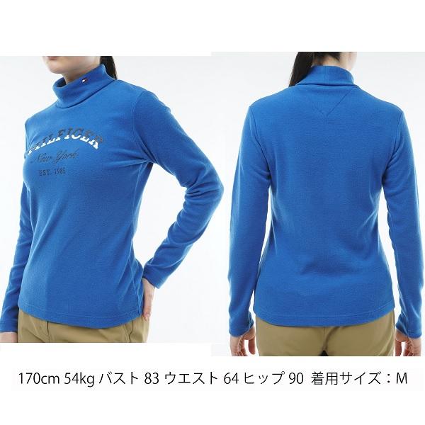 トミーヒルフィガー ゴルフ レディース アーチロゴ LSタートルシャツ TOMMY HILFIGER GOLF THLA380 | TOMMY HILFIGER GOLF | 09