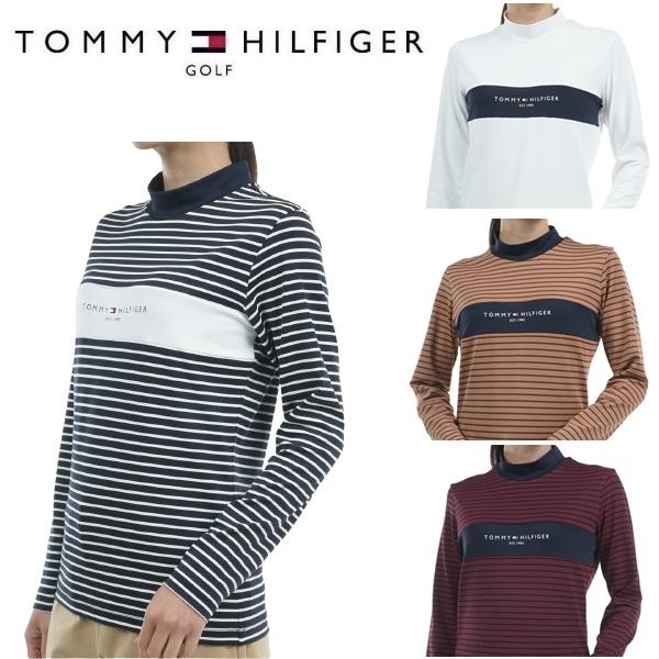 トミーヒルフィガー ゴルフ レディース モックネック 長袖シャツ TOMMY HILFIGER GOLF THLA461 2024年秋冬モデル | TOMMY HILFIGER GOLF
