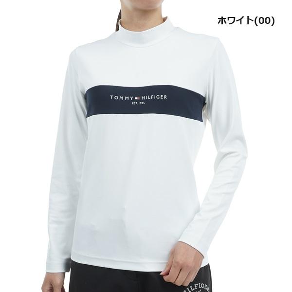 トミーヒルフィガー ゴルフ レディース モックネック 長袖シャツ TOMMY HILFIGER GOLF THLA461 2024年秋冬モデル | TOMMY HILFIGER GOLF | 01