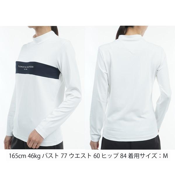 トミーヒルフィガー ゴルフ レディース モックネック 長袖シャツ TOMMY HILFIGER GOLF THLA461 2024年秋冬モデル | TOMMY HILFIGER GOLF | 05