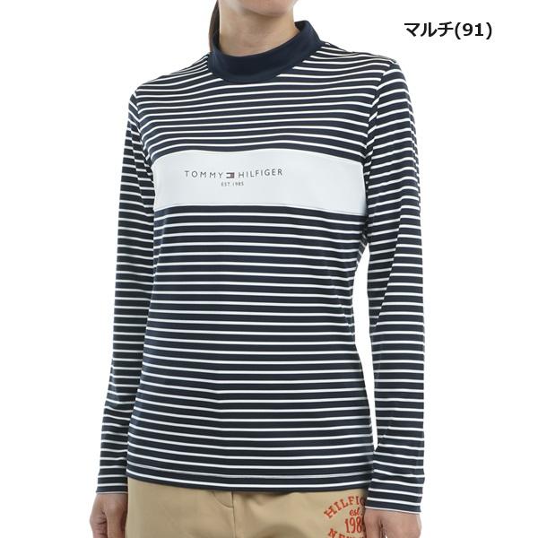 トミーヒルフィガー ゴルフ レディース モックネック 長袖シャツ TOMMY HILFIGER GOLF THLA461 2024年秋冬モデル | TOMMY HILFIGER GOLF | 03