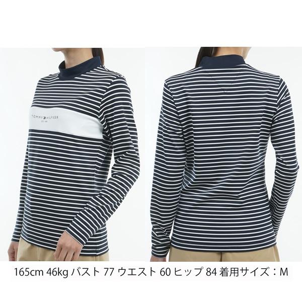 トミーヒルフィガー ゴルフ レディース モックネック 長袖シャツ TOMMY HILFIGER GOLF THLA461 2024年秋冬モデル | TOMMY HILFIGER GOLF | 07