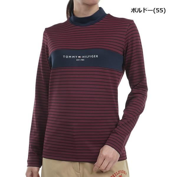 トミーヒルフィガー ゴルフ レディース モックネック 長袖シャツ TOMMY HILFIGER GOLF THLA461 2024年秋冬モデル | TOMMY HILFIGER GOLF | 04