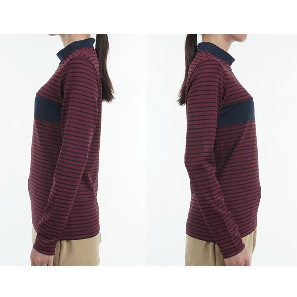 トミーヒルフィガー ゴルフ レディース モックネック 長袖シャツ TOMMY HILFIGER GOLF THLA461 2024年秋冬モデル | TOMMY HILFIGER GOLF | 09