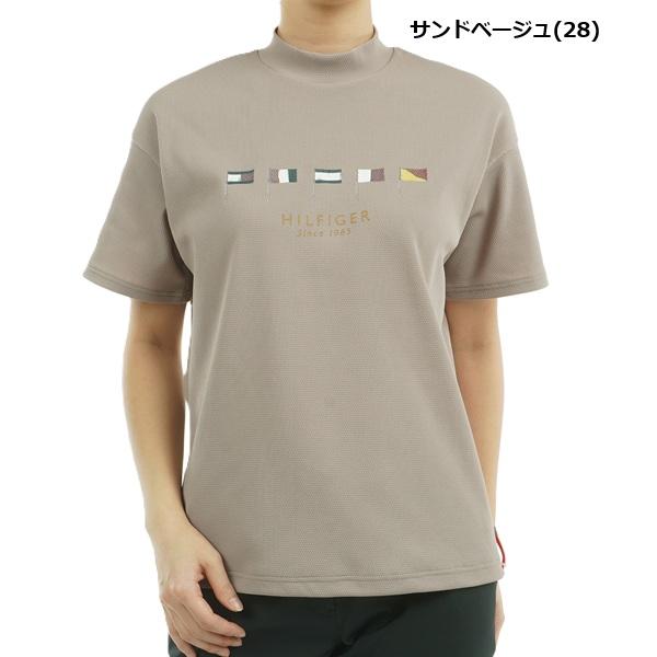 トミーヒルフィガー ゴルフレディース マルチフラッグ リラックス半袖モックネックシャツ TOMMY HILFIGER  THLA501 2025年春夏モデル | TOMMY HILFIGER GOLF | 02