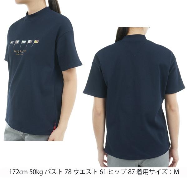 トミーヒルフィガー ゴルフレディース マルチフラッグ リラックス半袖モックネックシャツ TOMMY HILFIGER  THLA501 2025年春夏モデル | TOMMY HILFIGER GOLF | 10